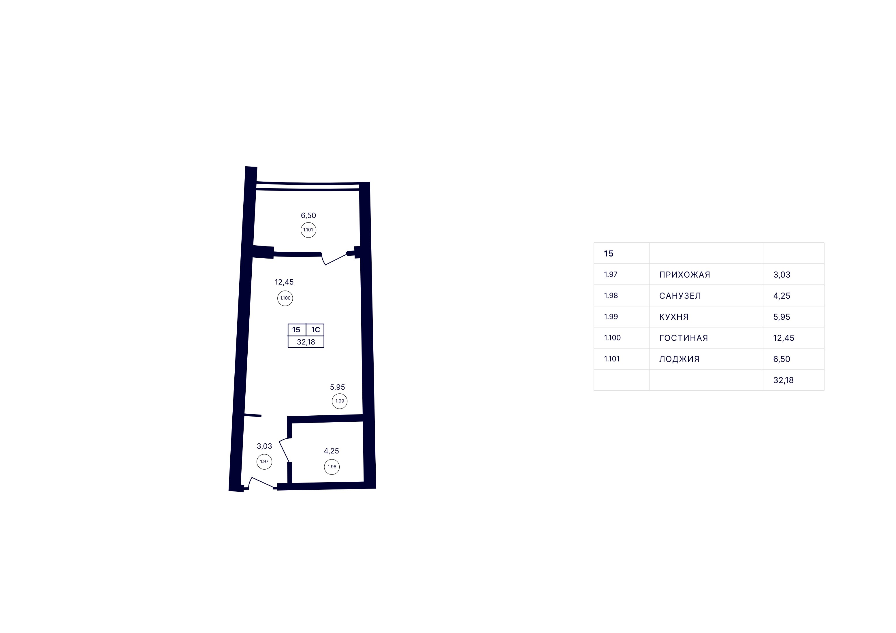 7-1/15 · 32,18 м²